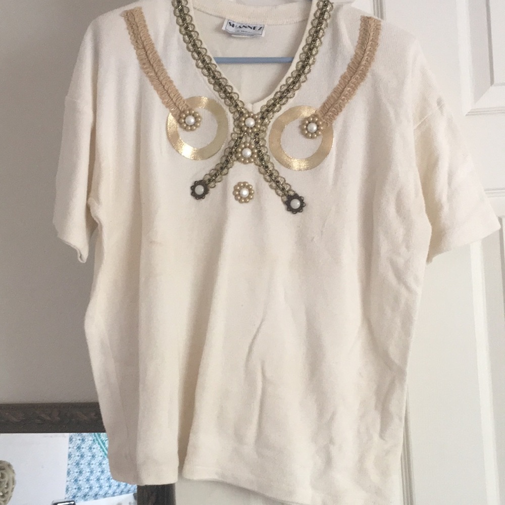 Vintage Shannez Bedazzled Top